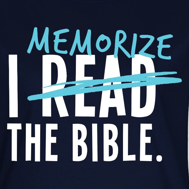 I Memorize the Bible