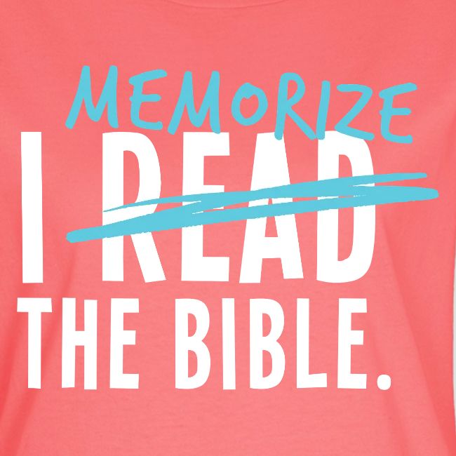 I Memorize the Bible