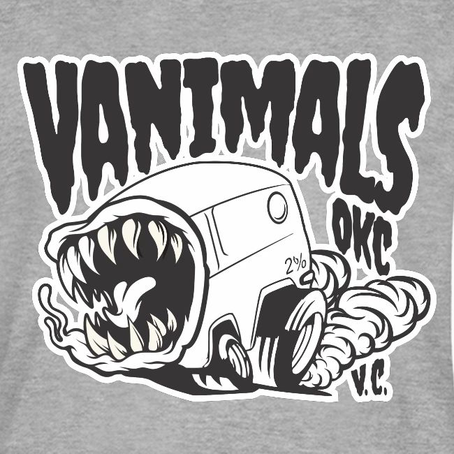 Animal the Vanimal black and white