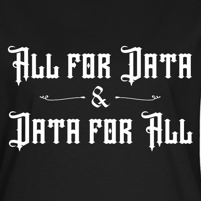All for Data, Data for All (dark)