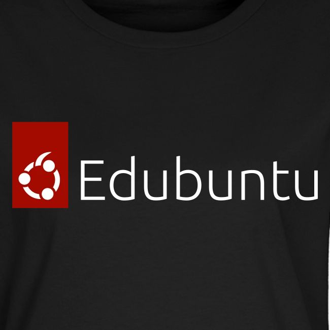 Edubuntu Logo 2023 - White