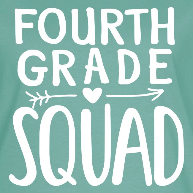 Fourth Grade Squad Teacher Team T-Shirts