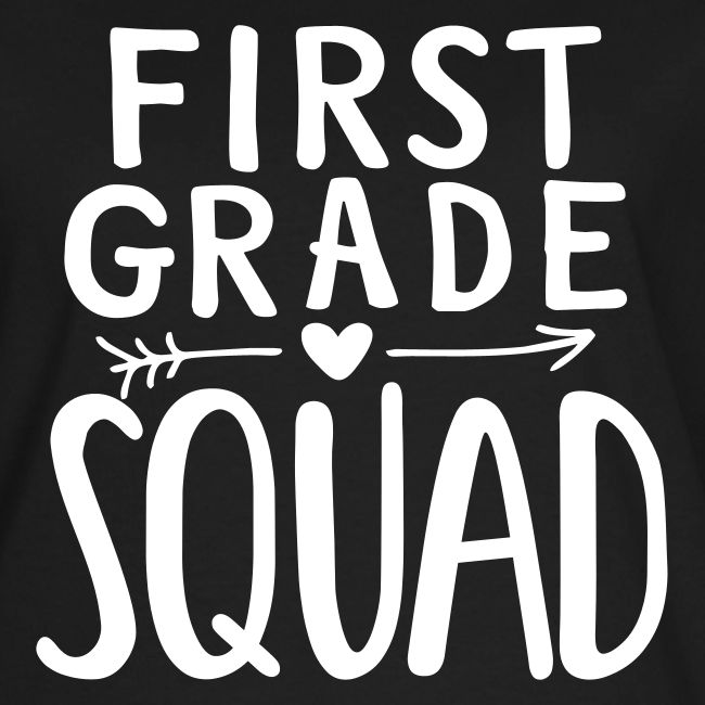 First Grade Squad Teacher Team T-Shirts