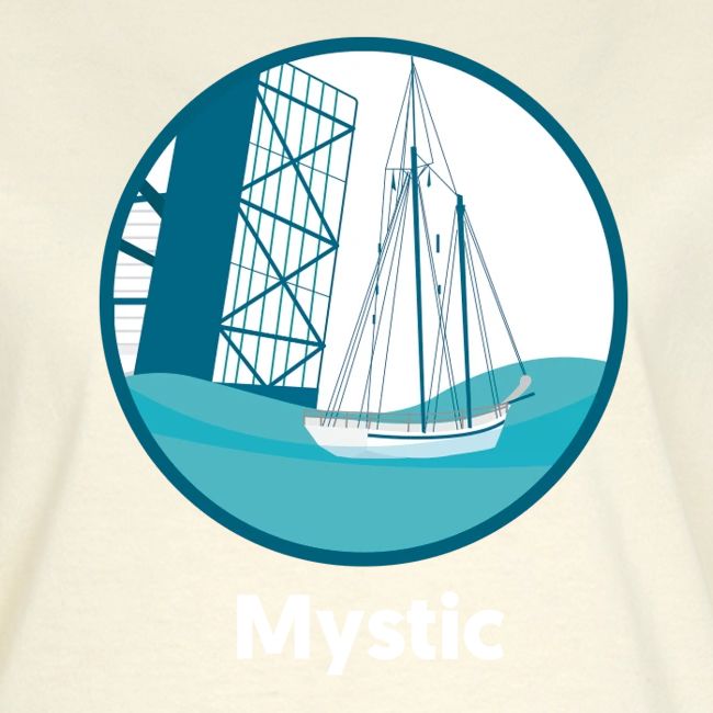 Mystic CT Drawbridge Men's Tri Tee Shirt
