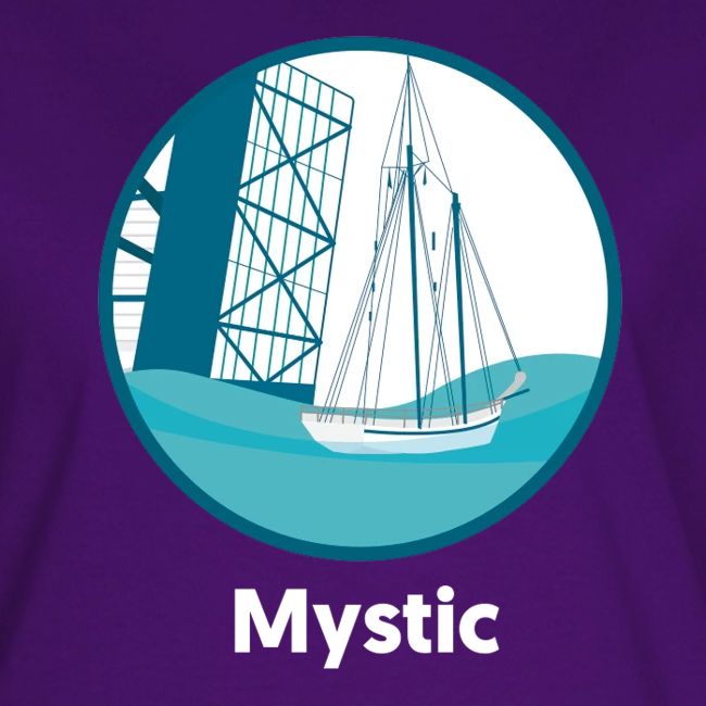 Mystic CT Drawbridge Men's Tri Tee Shirt