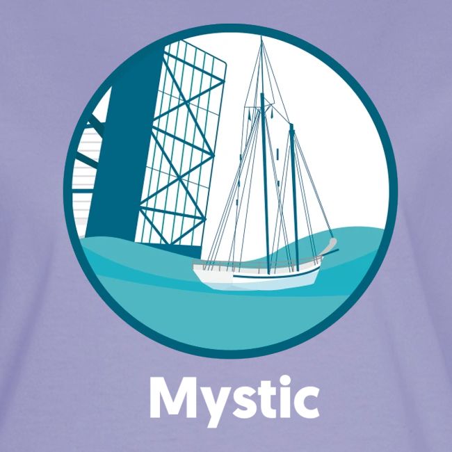 Mystic CT Drawbridge Men's Tri Tee Shirt