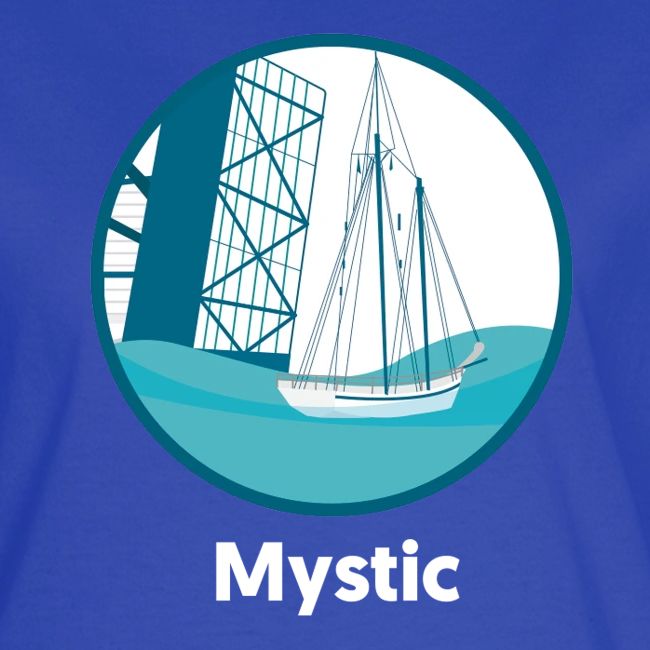 Mystic CT Drawbridge Men's Tri Tee Shirt