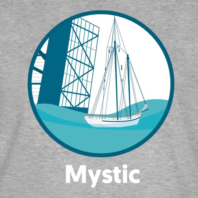 Mystic CT Drawbridge Men's Tri Tee Shirt