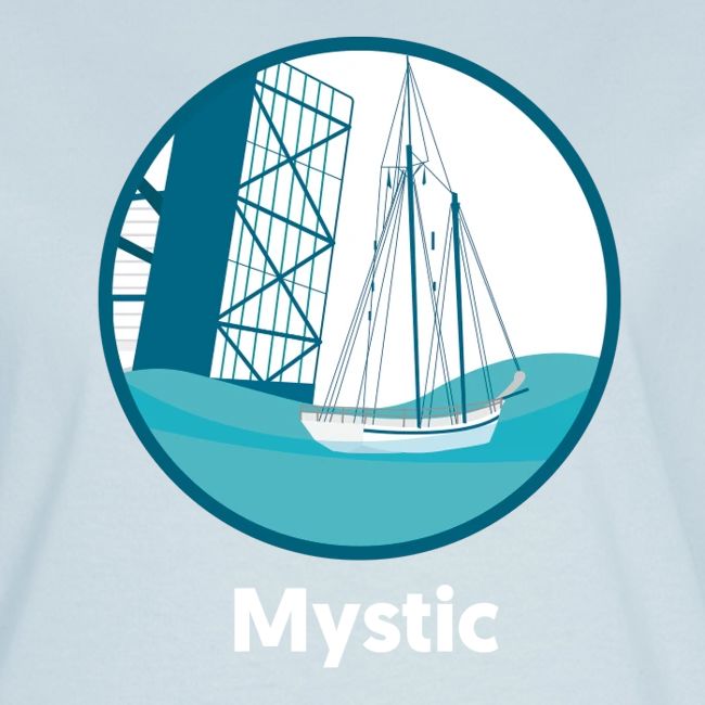 Mystic CT Drawbridge Men's Tri Tee Shirt