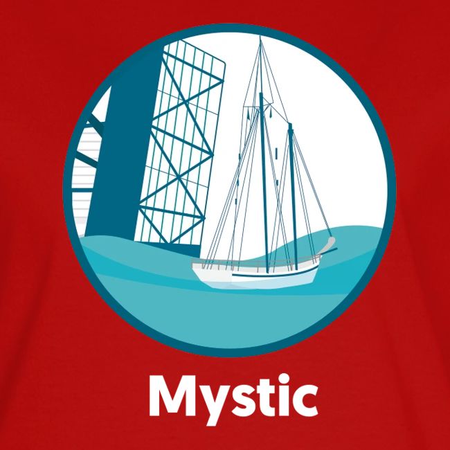 Mystic CT Drawbridge Men's Tri Tee Shirt