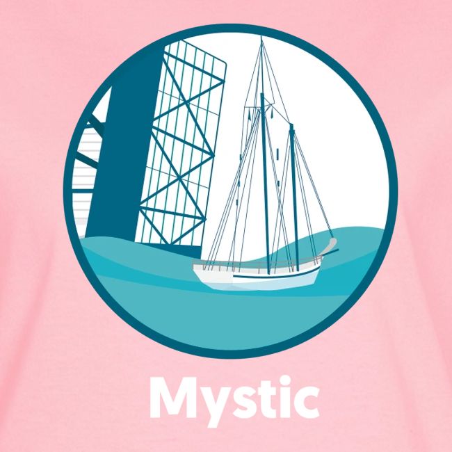 Mystic CT Drawbridge Men's Tri Tee Shirt