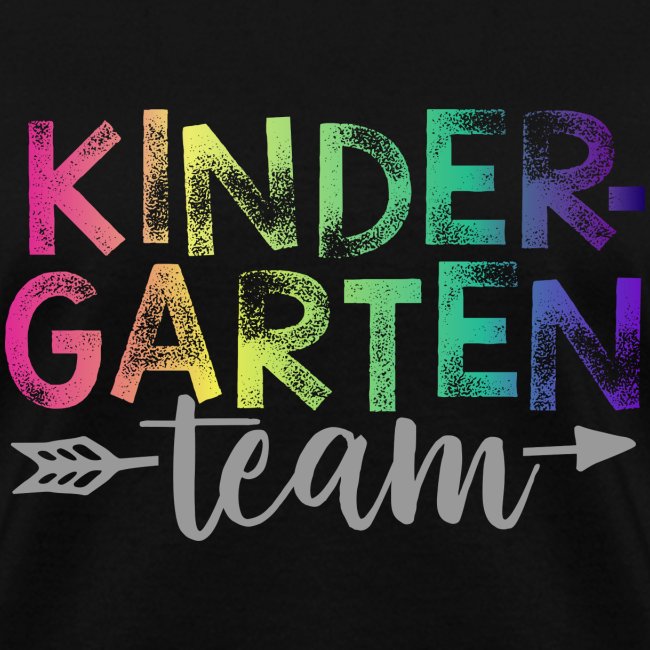 Kindergarten Team Teacher T-Shirts Rainbow