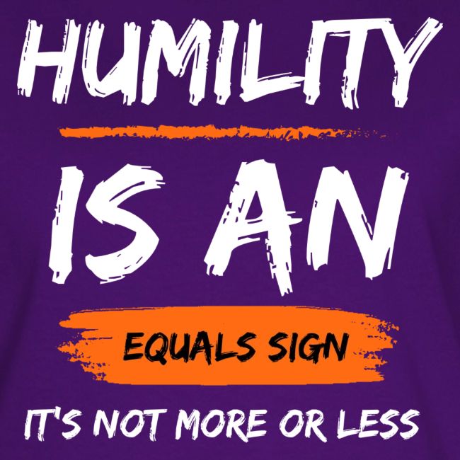 Humility of Equals Signs