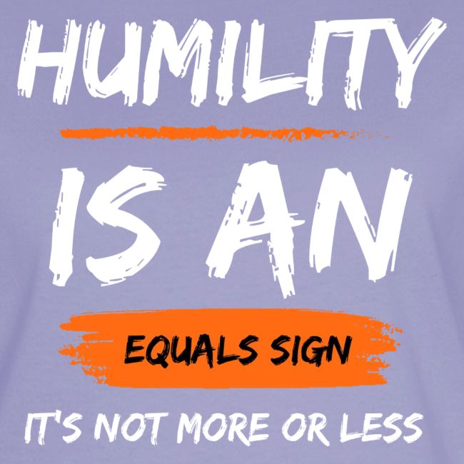 Humility of Equals Signs