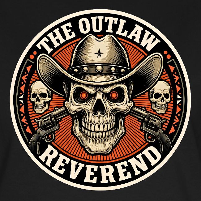 The Outlaw Reverend Skull Face Cowboy