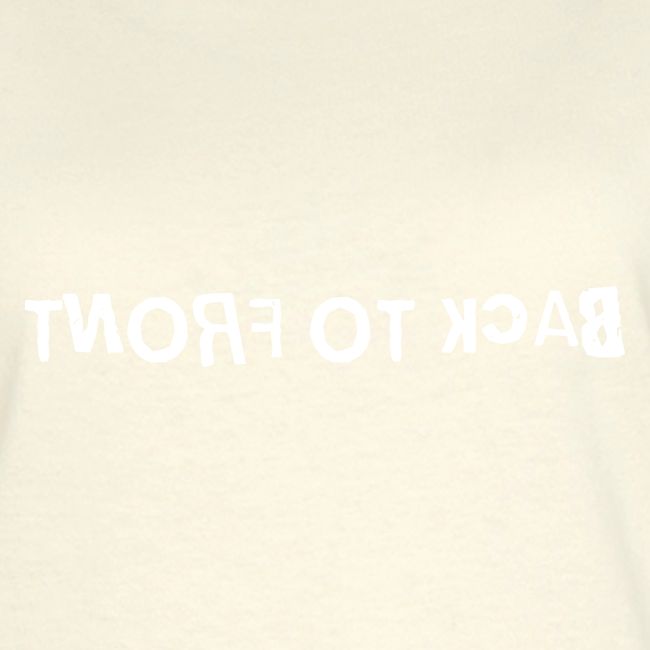 Back To Front Word Art