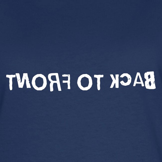 Back To Front Word Art