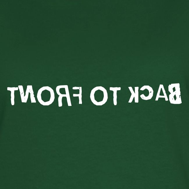 Back To Front Word Art