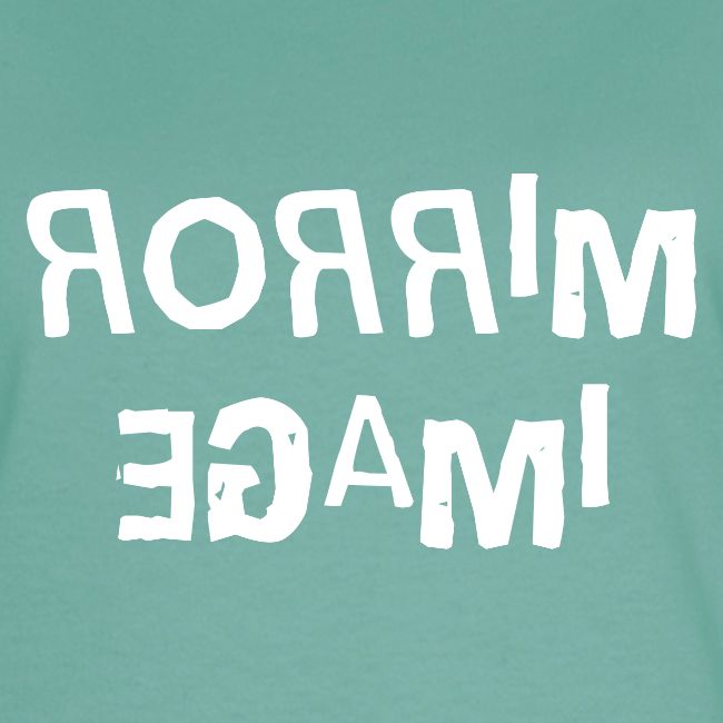 Mirror Image Word Art