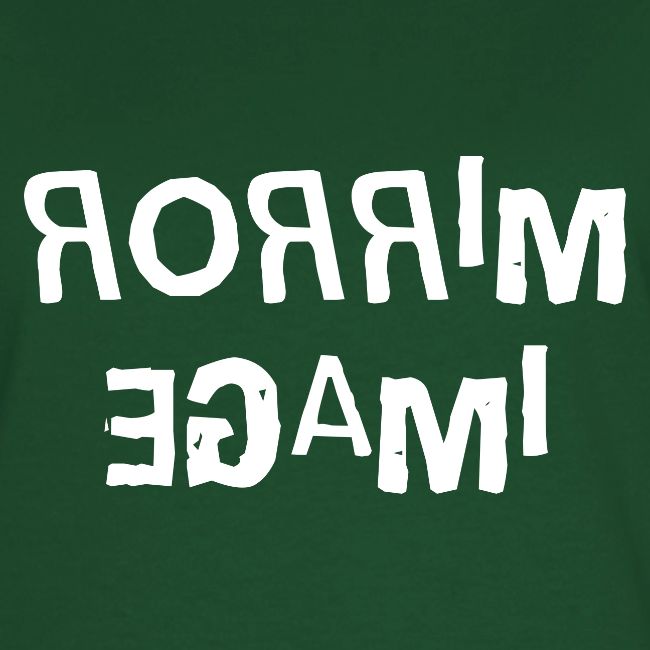 Mirror Image Word Art