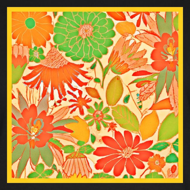 Vibrant Blossom Elegance Pattern