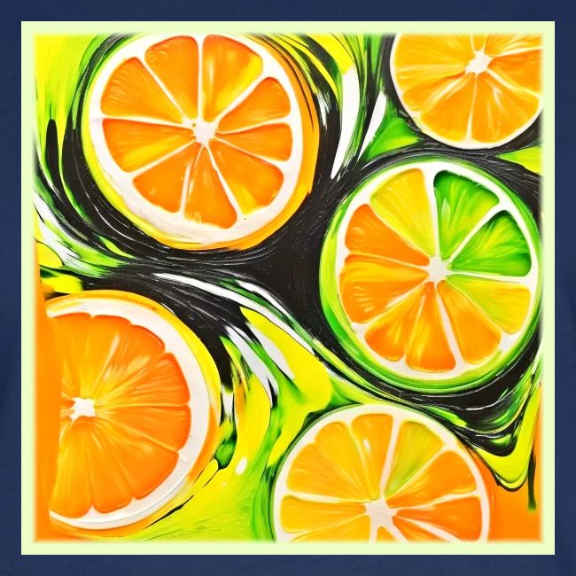 Vibrant Citrus Painting