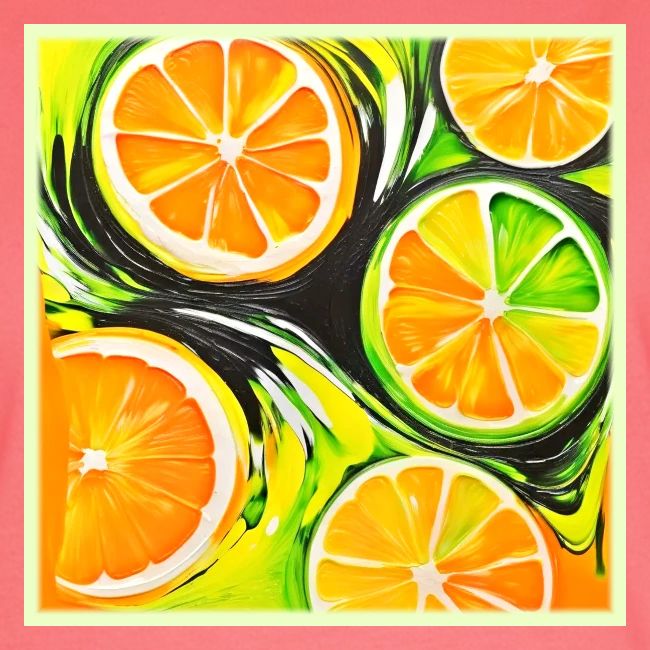Vibrant Citrus Painting