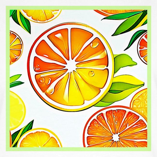 Orange Slice: Citrus Art