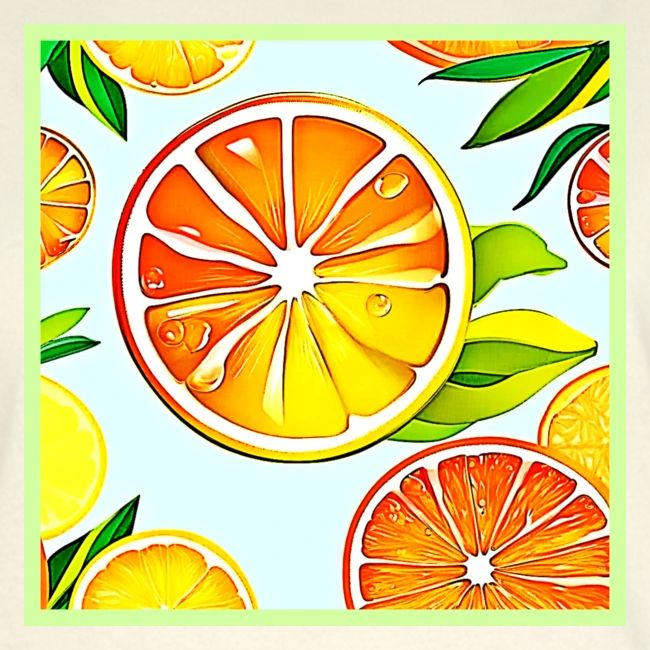 Orange Slice: Citrus Art