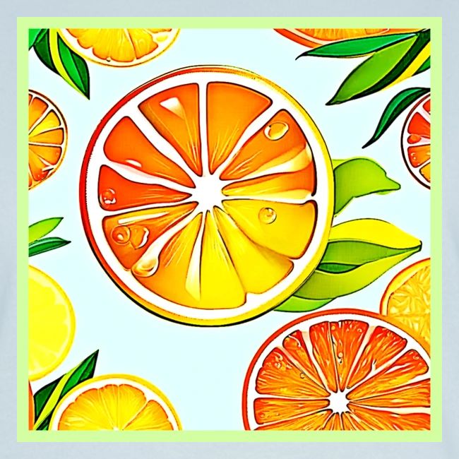 Orange Slice: Citrus Art