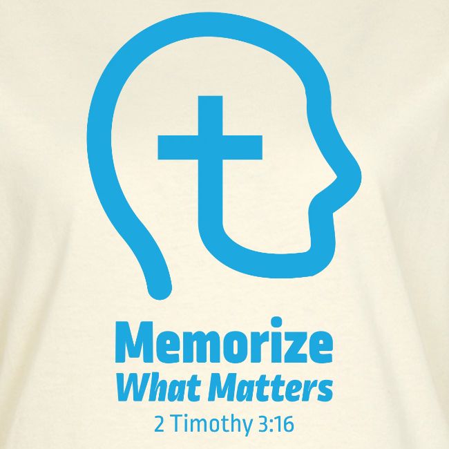 Memorize What Matters Original Blue Logo Design