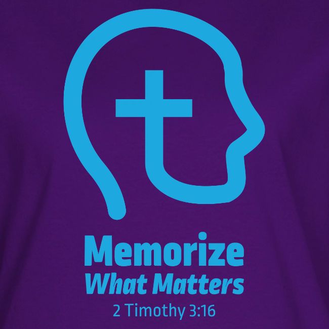 Memorize What Matters Original Blue Logo Design