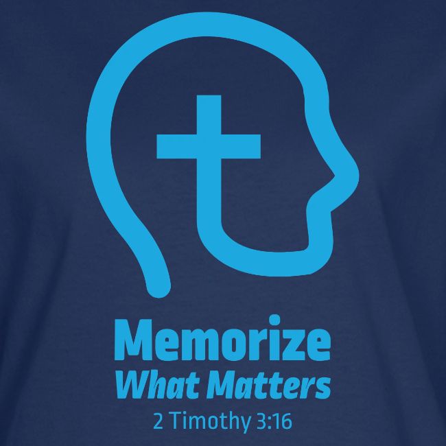 Memorize What Matters Original Blue Logo Design