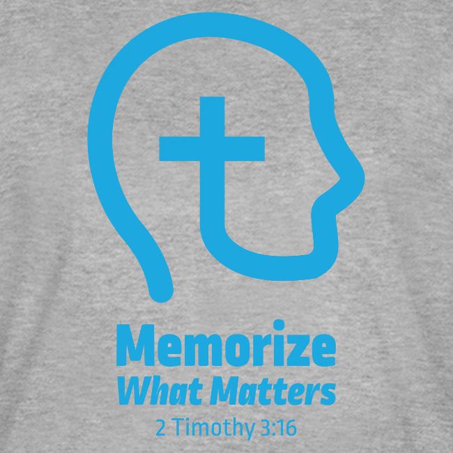 Memorize What Matters Original Blue Logo Design