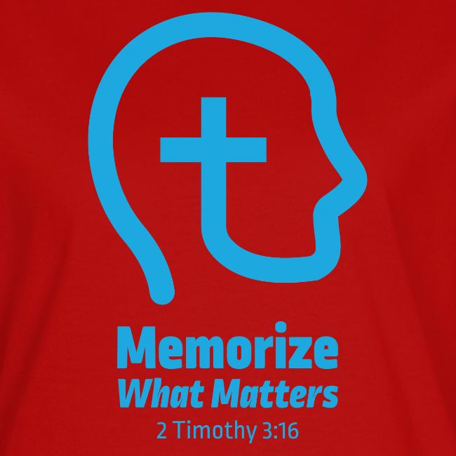 Memorize What Matters Original Blue Logo Design
