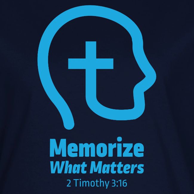 Memorize What Matters Original Blue Logo Design