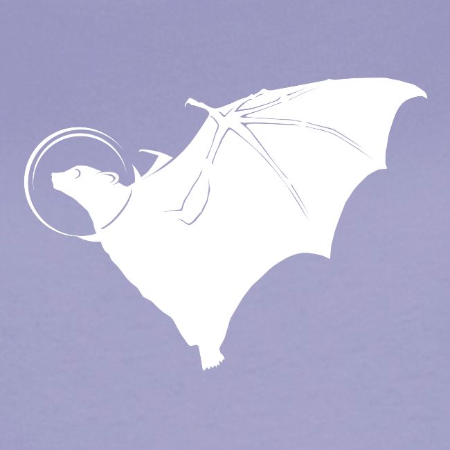 Space Bat Helmet Ladie's Tee (Dark)
