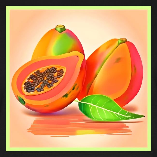 Sliced Papaya Freshness