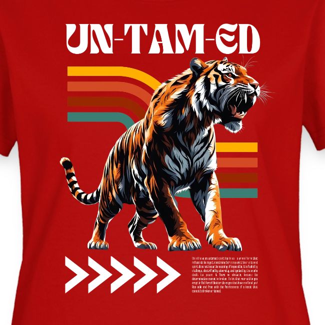 Unleash Your Wild Side: Fierce Tiger Print Design