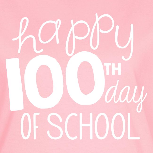 Happy 100th Day of School Chalk Teacher T-Shirt