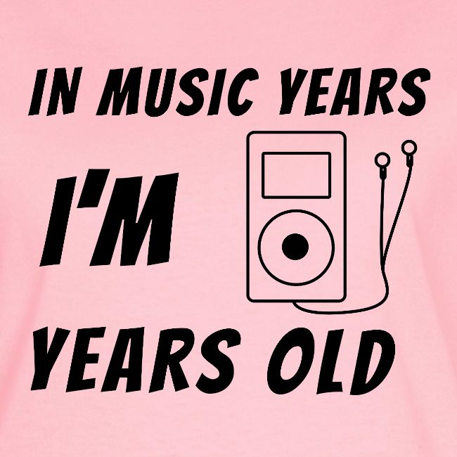 In Music Years I'm - MP3 Player