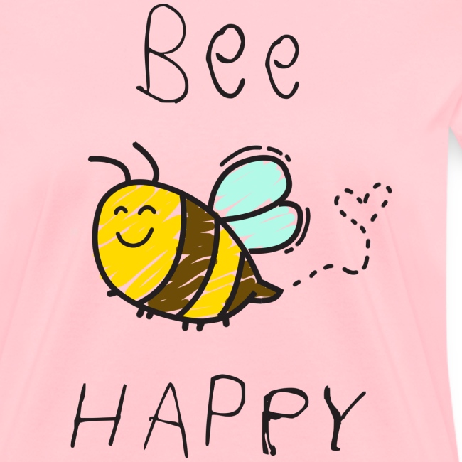 Bee Happy - Hand Sketch