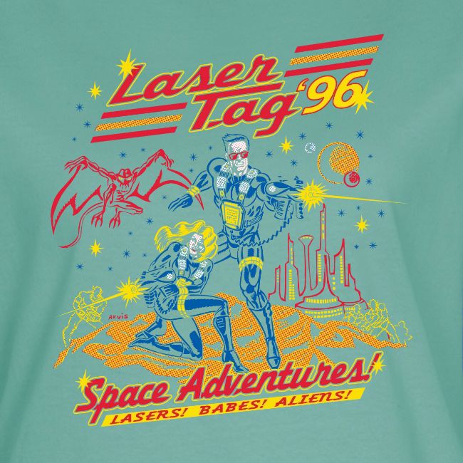 Laser Tag'96 Retro Tee