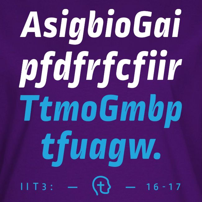 2 Timothy 3:16-17 (KJV) First Letter Method