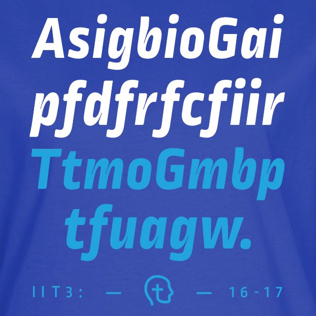 2 Timothy 3:16-17 (KJV) First Letter Method