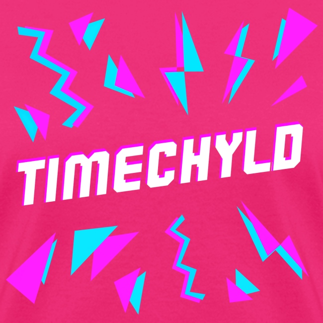 Timechyld Logo with Retro Pattern