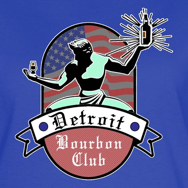 Detroit Bourbon Club Stars and Stripes Logo