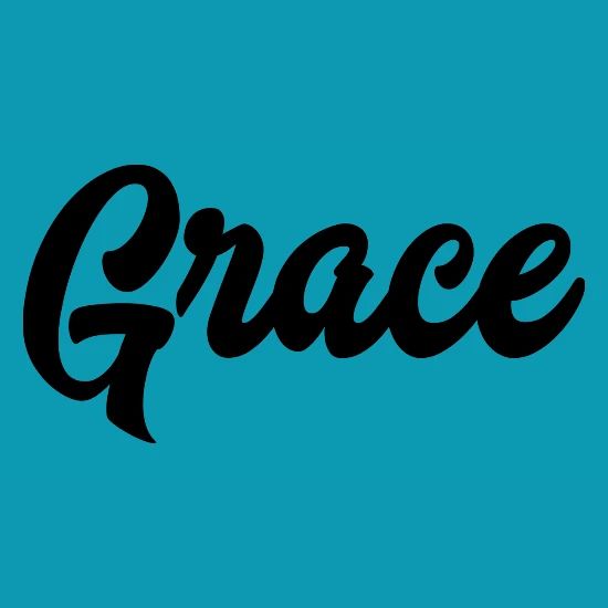 The Word Grace In Cursive