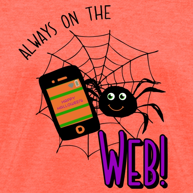 Halloween Spider Always On The Web Design