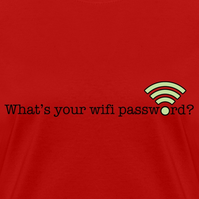 What's your wifi password?